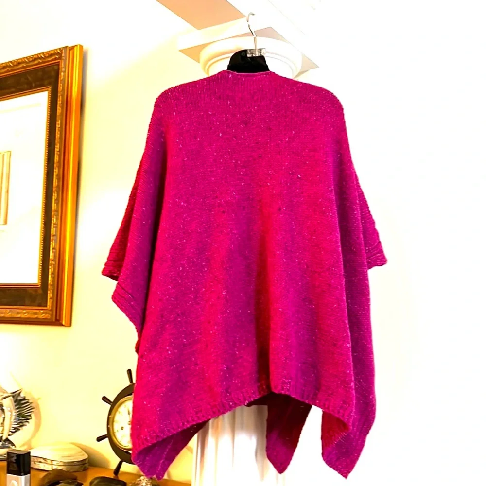 Bonner of Ireland 🇮🇪 NEW knit Wool 🧶 Shawl, Poncho, Wrap ❄️ - Picture 7 of 7